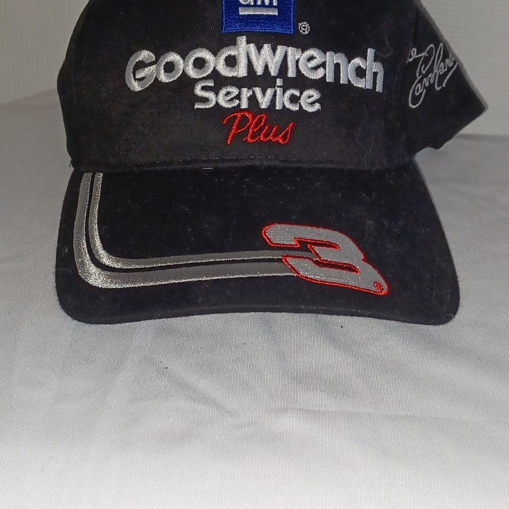 NASCAR Dale Earnhardt #3 Goodwrench Service Plus Black Cap NEW, NEVER WORN.